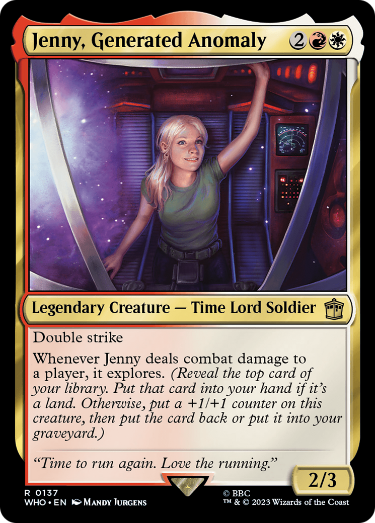 Jenny, Generated Anomaly [Doctor Who]