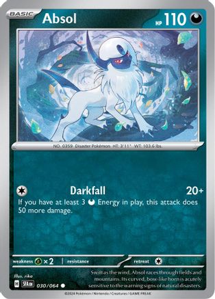 Absol (30) Reverse Holofoil - Shrouded Fable