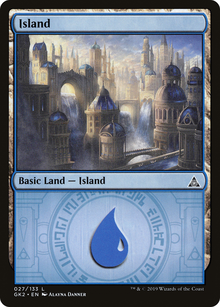 Island (27) [Ravnica Allegiance Guild Kit] | Silver Goblin