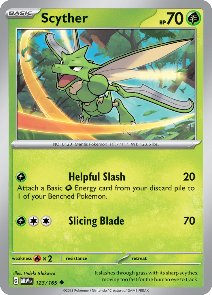 Scyther (123/165) [Scarlet & Violet 151] | Silver Goblin