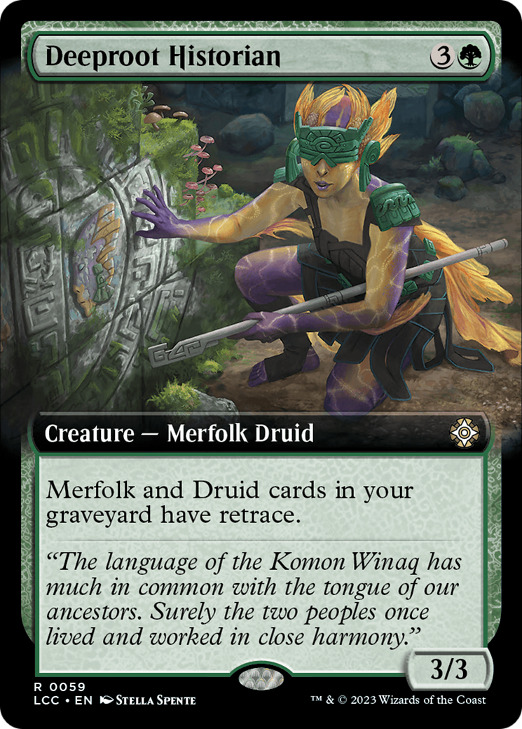 Deeproot Historian (Extended Art) [The Lost Caverns of Ixalan Commander] | Silver Goblin