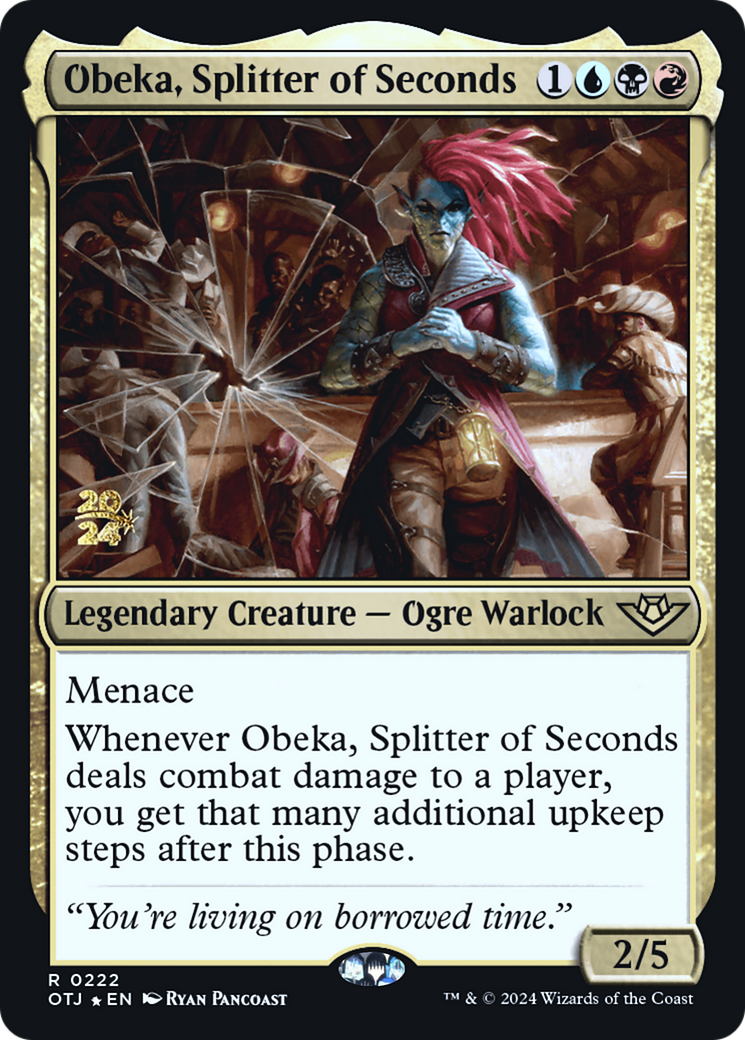 Obeka, Splitter of Seconds [Outlaws of Thunder Junction Prerelease Promos] | Silver Goblin