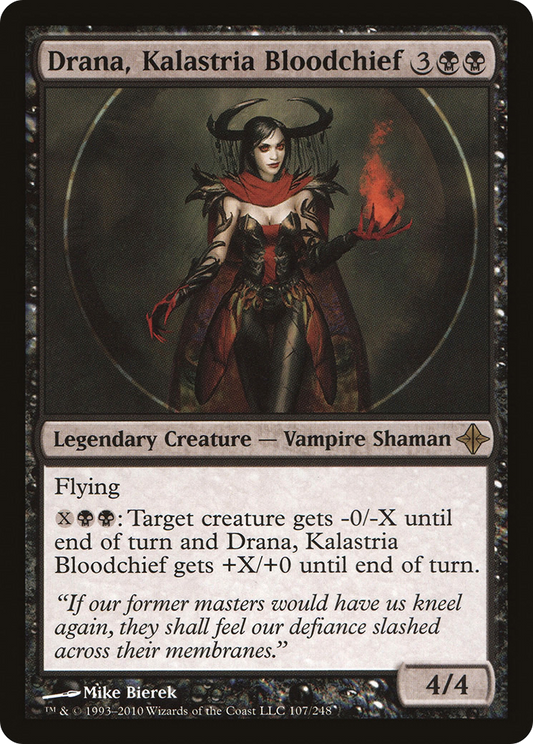 Drana, Kalastria Bloodchief [Rise of the Eldrazi] Foil