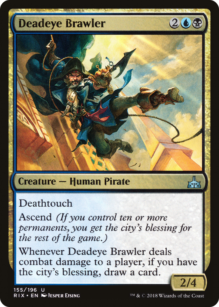 Deadeye Brawler [Rivals of Ixalan] | Silver Goblin