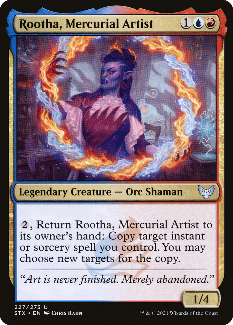 Rootha, Mercurial Artist [Strixhaven: School of Mages] | Silver Goblin