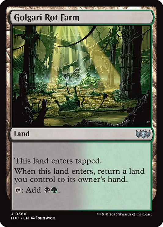 Golgari Rot Farm (368) - Commander: Tarkir: Dragonstorm