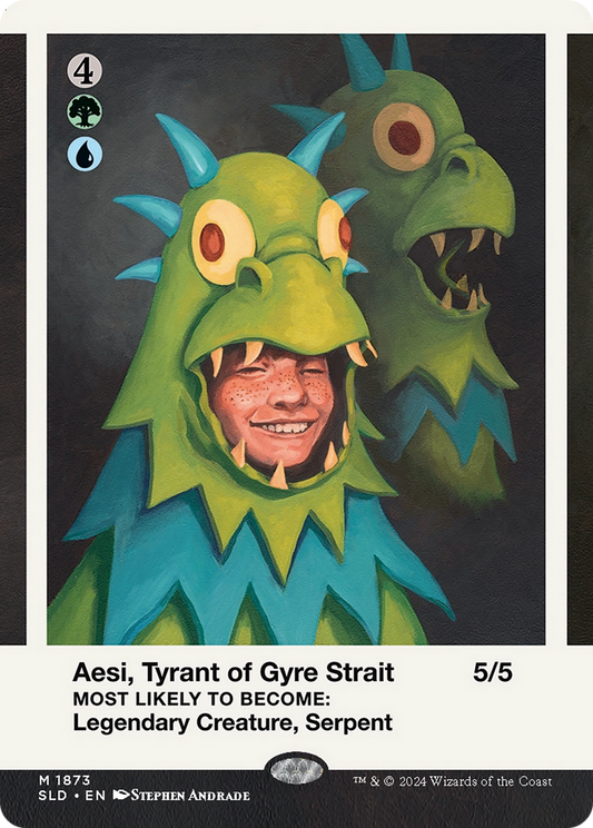 Aesi, Tyrant of Gyre Strait // Aesi, Tyrant of Gyre Strait (1873) Foil - Secret Lair Drop