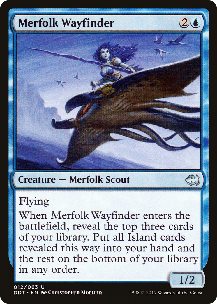 Merfolk Wayfinder [Duel Decks: Merfolk vs. Goblins] | Silver Goblin