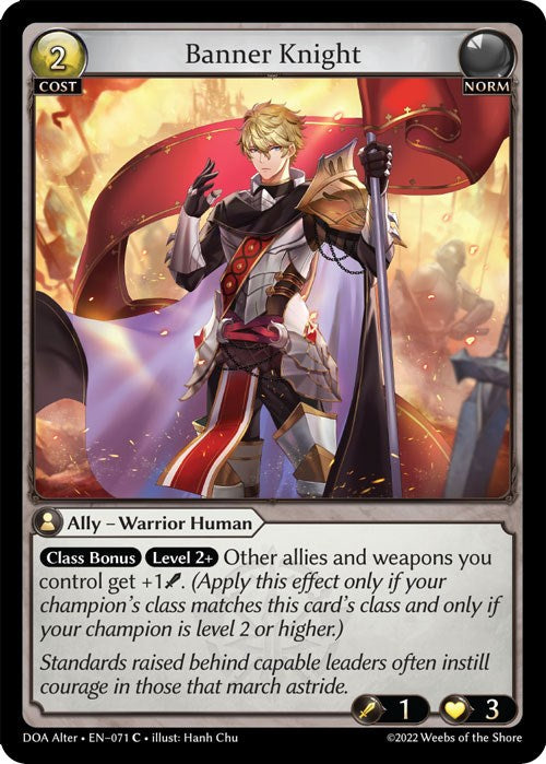 Banner Knight (071) [Dawn of Ashes: Alter Edition] Foil