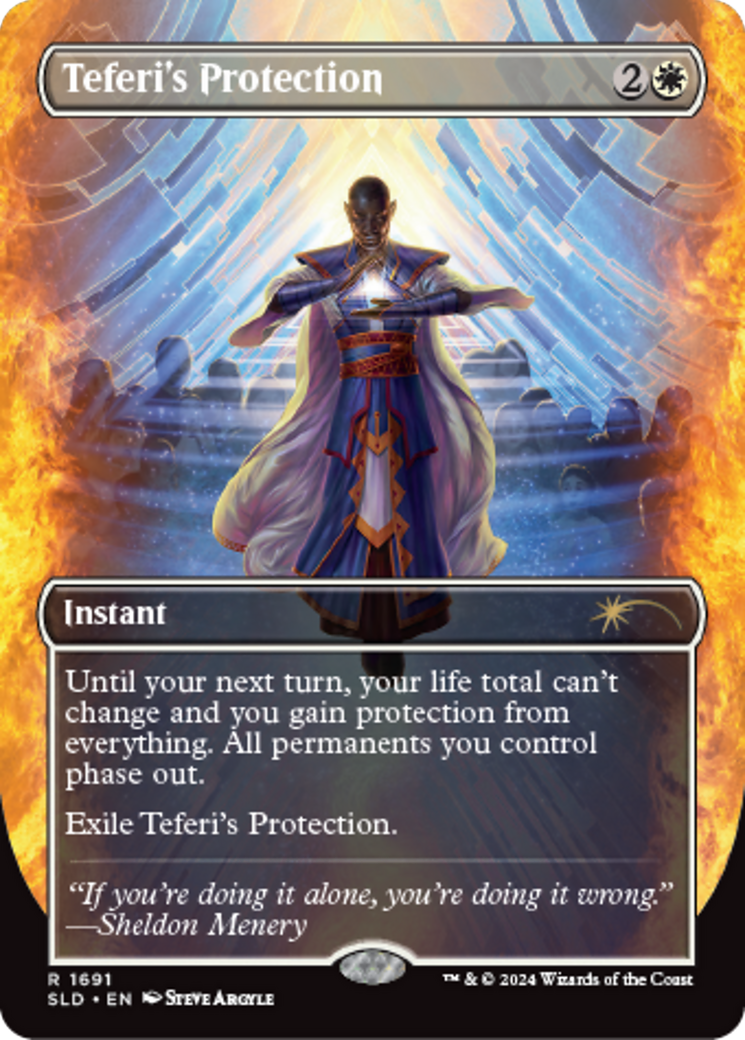 Teferi's Protection (1691) [Secret Lair: Sheldon's Spellbook] | Silver Goblin