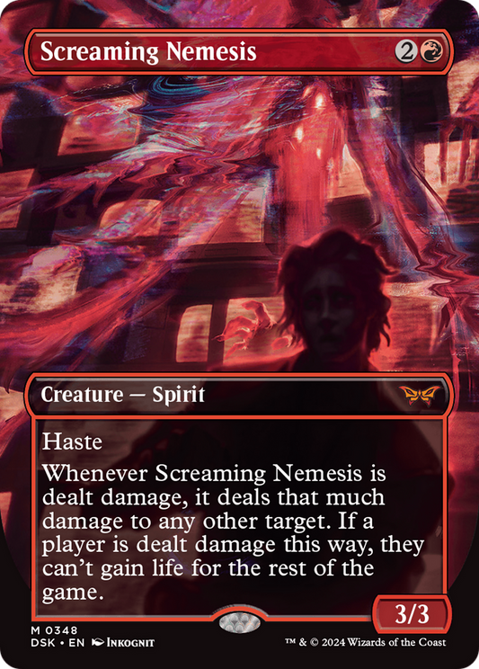 Screaming Nemesis (Borderless) [Duskmourn: House of Horror]