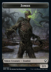 Bird (002) // Zombie Double-Sided Token [Dominaria United Tokens] | Silver Goblin