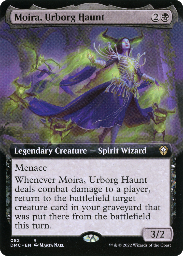 Moira, Urborg Haunt (Extended Art) [Dominaria United Commander]