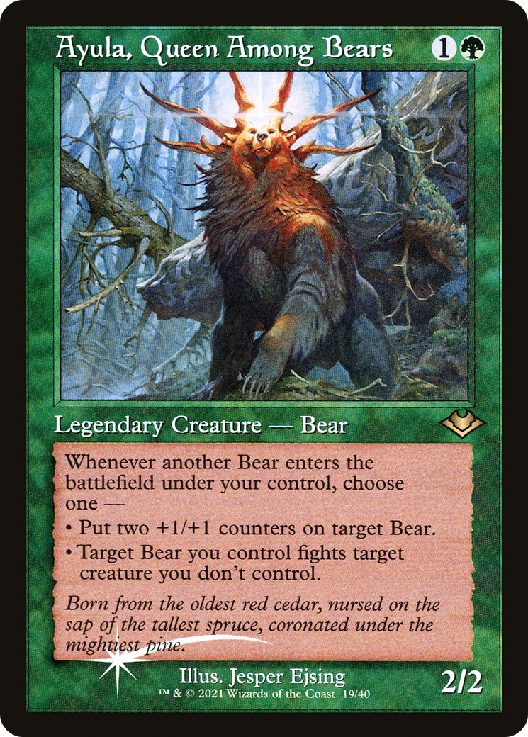 Ayula, Queen Among Bears (Retro) [Modern Horizons] | Silver Goblin