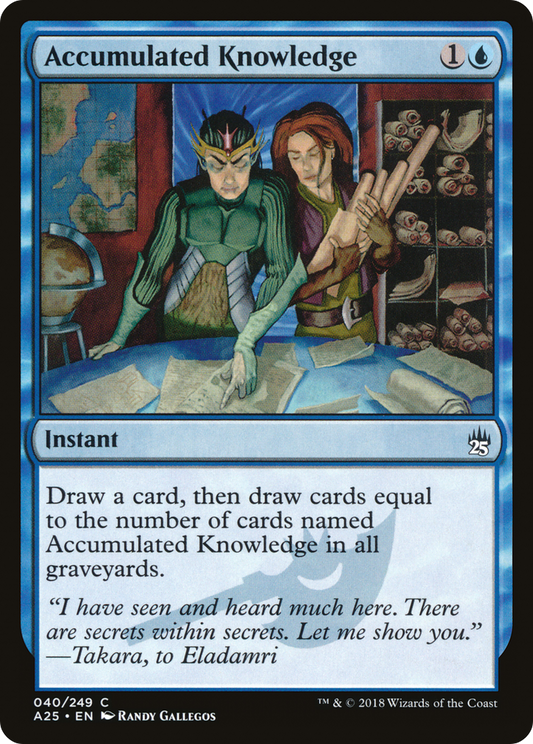 Accumulated Knowledge [Masters 25] Foil