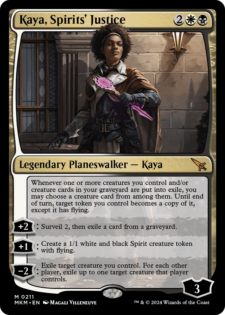 Kaya, Spirits' Justice [Murders at Karlov Manor] | Silver Goblin