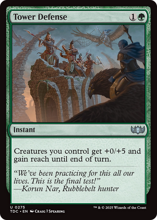 Tower Defense (275) - Commander: Tarkir: Dragonstorm