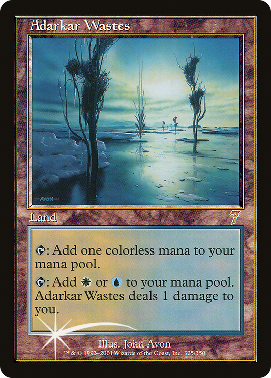 Adarkar Wastes (325) Foil - Seventh Edition