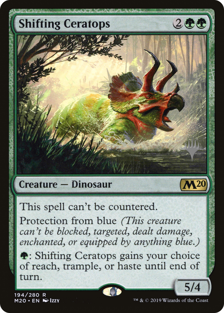 Shifting Ceratops (Promo Pack) [Core Set 2020 Promos] | Silver Goblin