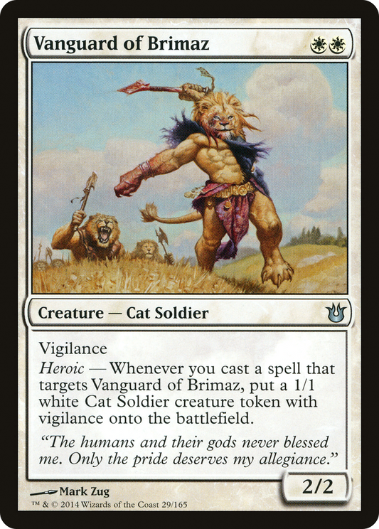 Vanguard of Brimaz [Born of the Gods] Foil