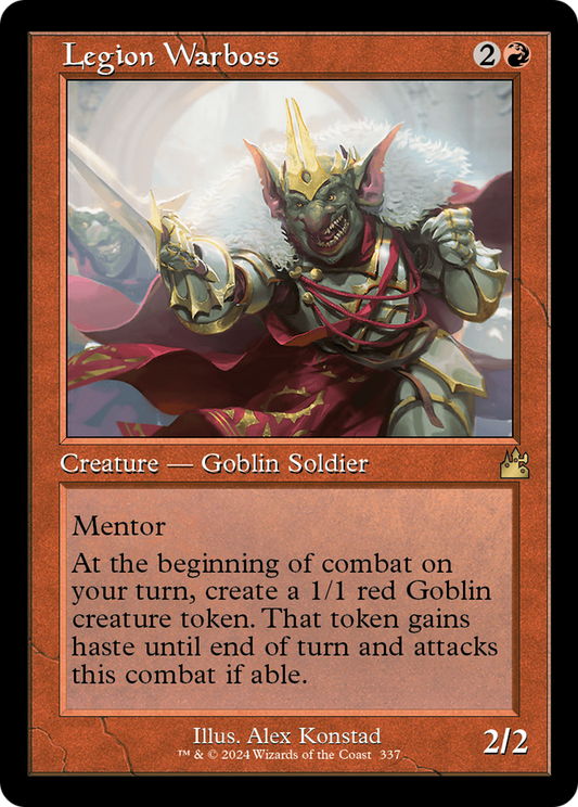 Legion Warboss (Retro Frame) [Ravnica Remastered] Foil