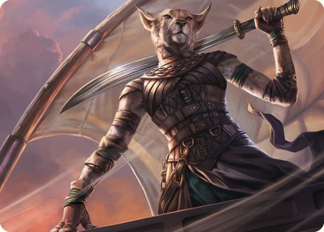 Mirri, Weatherlight Duelist Art Card [Commander Masters Art Series] | Silver Goblin