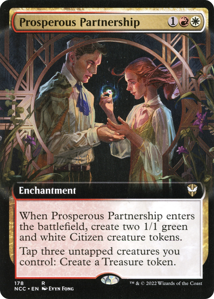 Prosperous Partnership (Extended Art) [Streets of New Capenna Commander]