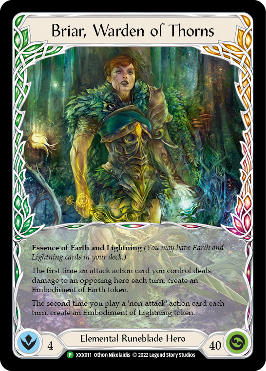 Briar // Briar, Warden of Thorns (XXX011/XXX012)  - Flesh and Blood: Promo Cards