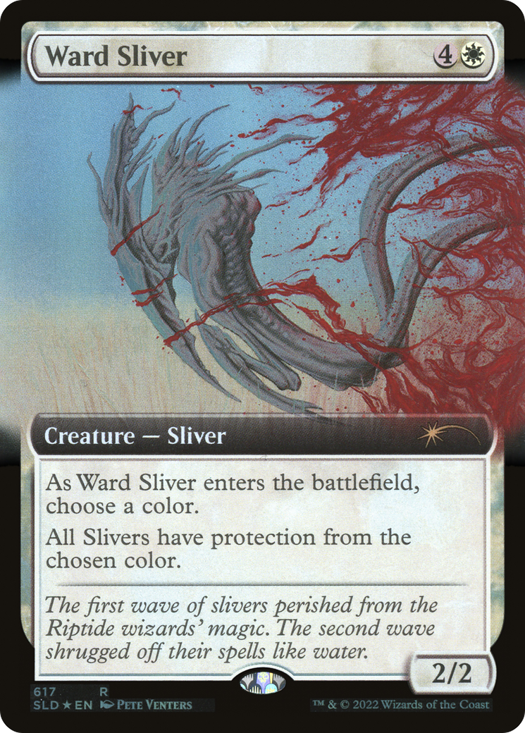 Ward Sliver (Extended Art) (617) Foil - Secret Lair Drop