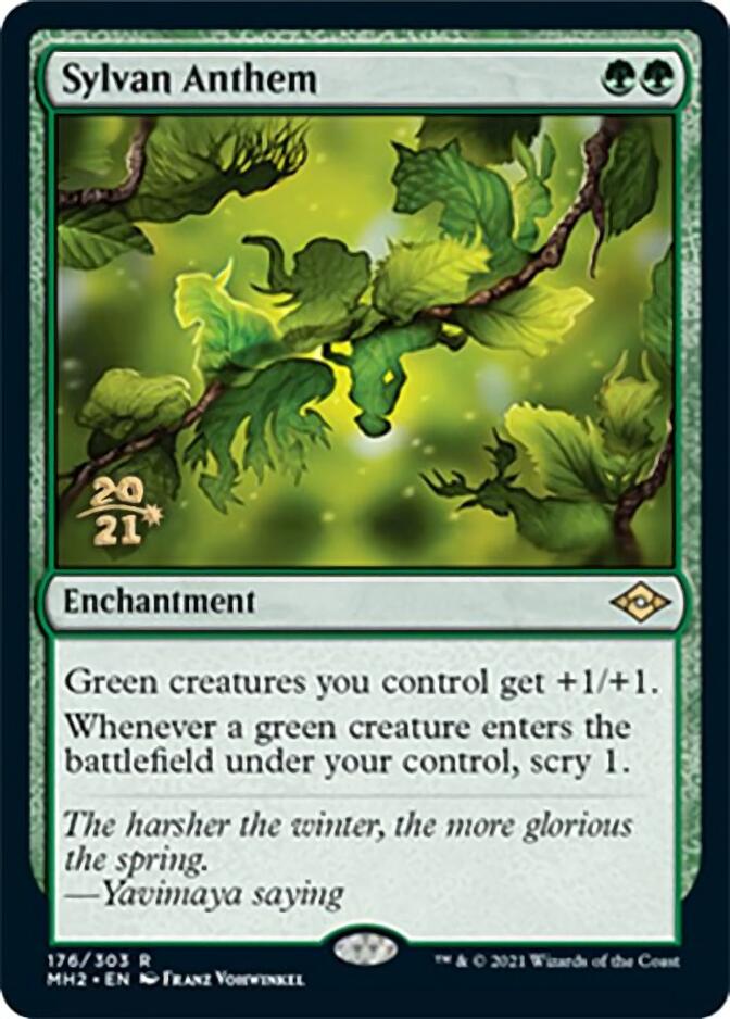 Sylvan Anthem [Modern Horizons 2 Prerelease Promos] | Silver Goblin