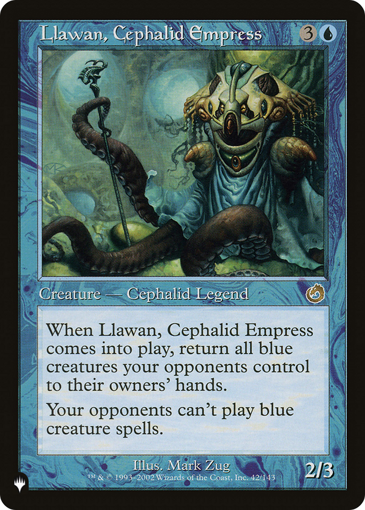 Llawan, Cephalid Empress [The List] | Silver Goblin