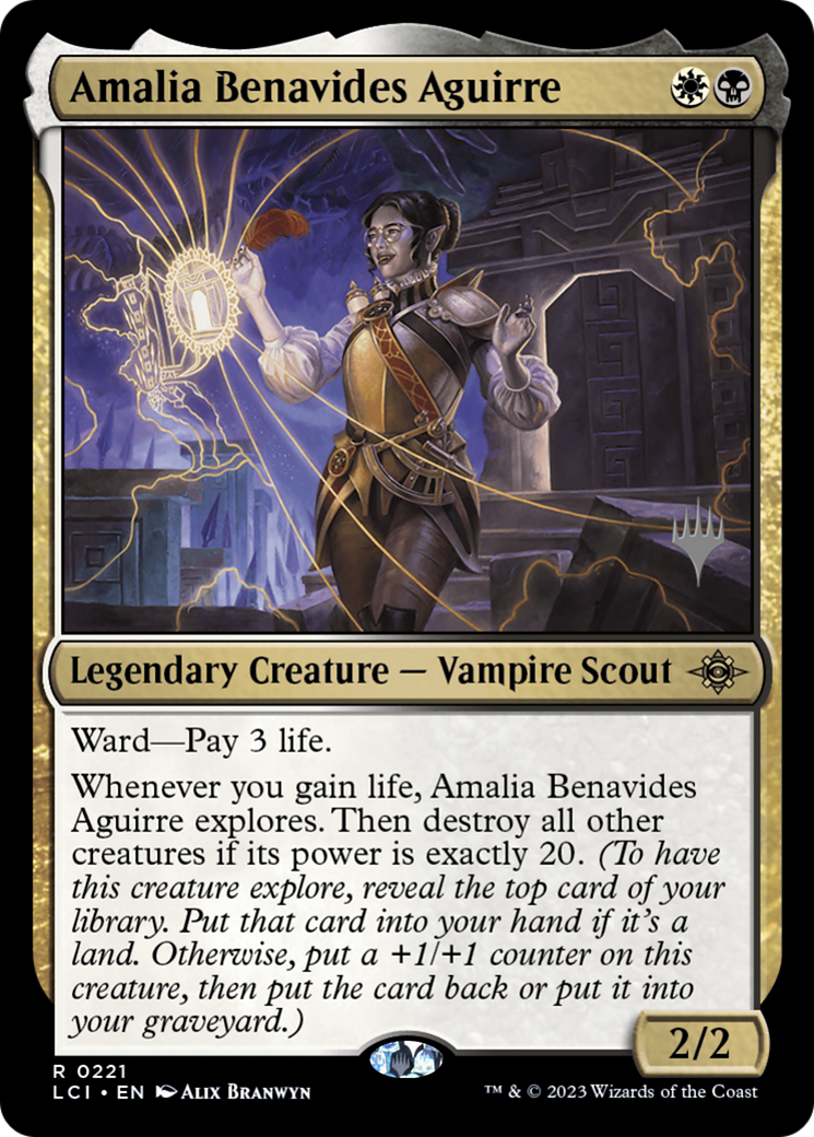 Amalia Benavides Aguirre (Promo Pack) [The Lost Caverns of Ixalan Promos] Foil