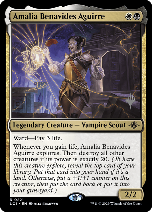 Amalia Benavides Aguirre (Promo Pack) [The Lost Caverns of Ixalan Promos] Foil