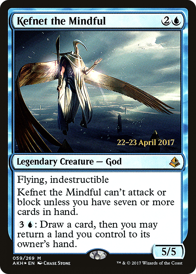 Kefnet the Mindful [Amonkhet Prerelease Promos] | Silver Goblin