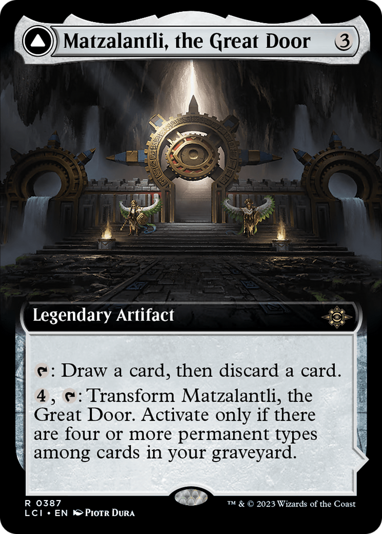 Matzalantli, the Great Door // The Core (Extended Art) [The Lost Caverns of Ixalan] | Silver Goblin