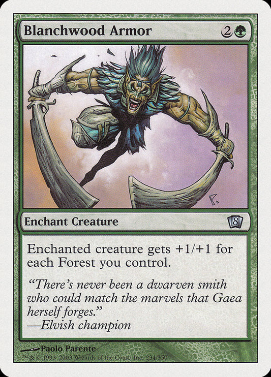 Blanchwood Armor [Eighth Edition] Foil