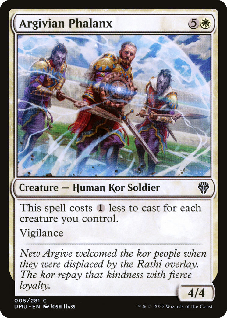 Argivian Phalanx [Dominaria United] | Silver Goblin