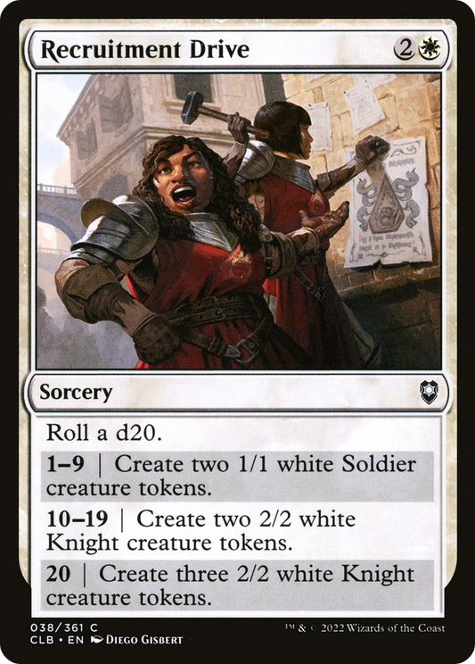 Recruitment Drive [Commander Legends: Battle for Baldur's Gate] Foil