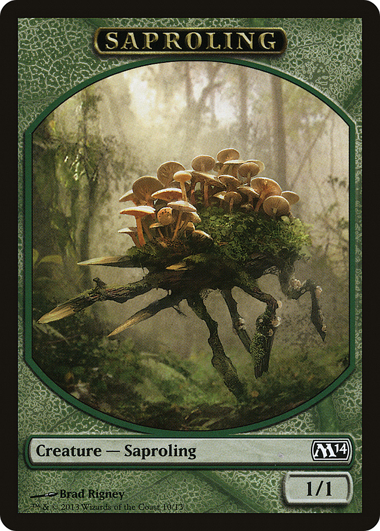 Saproling Token [Magic 2014 Tokens] | Silver Goblin