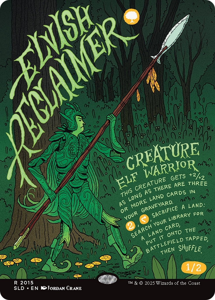 Elvish Reclaimer (2015) Foil - Secret Lair Drop