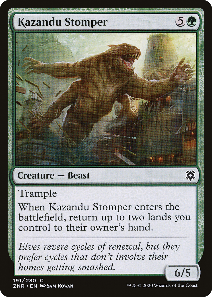 Kazandu Stomper [Zendikar Rising] | Silver Goblin