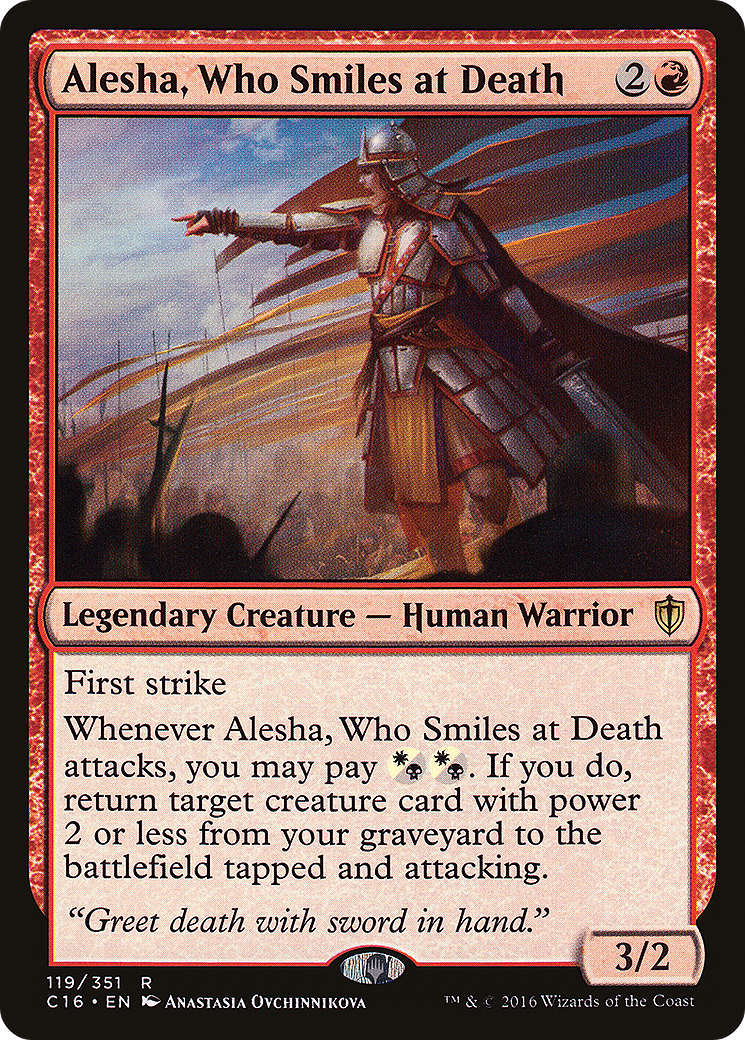 Alesha, Who Smiles at Death (119) - Commander 2016