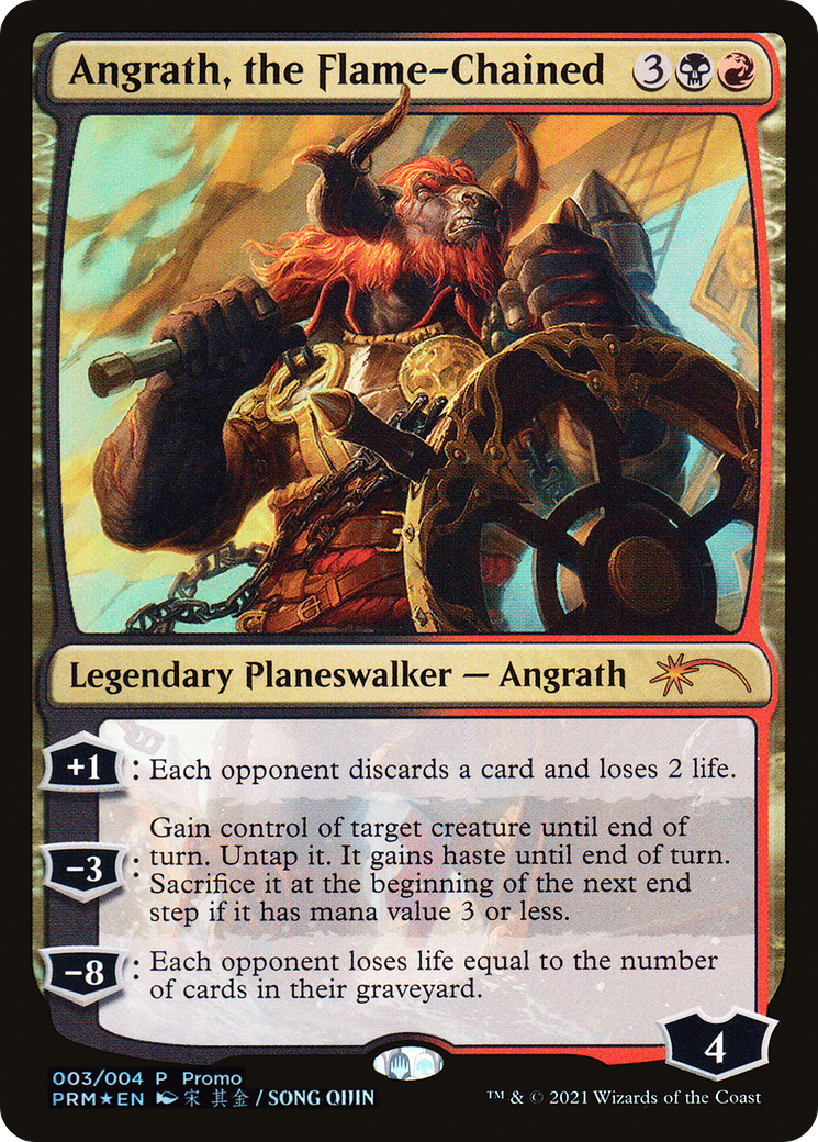 Angrath, the Flame-Chained (003) (Year of the Ox 2021) Foil - Standard Showdown Promos
