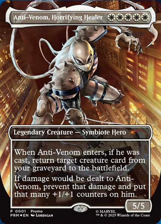 Anti-Venom, Horrifying Healer (Borderless) (001) Foil - Media and Collaboration Promos