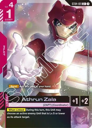 Athrun Zala (C+) (ST04-011) Holofoil - Starter Deck 04: SEED Strike