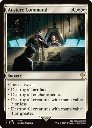 Austere Command (231) Surge Foil - Commander: FINAL FANTASY