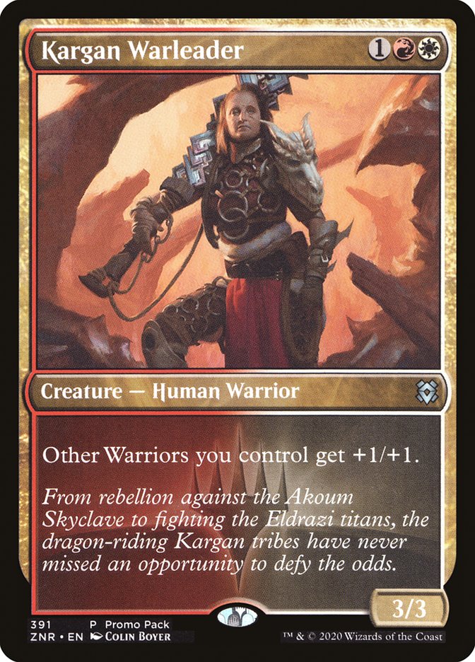 Kargan Warleader (Promo Pack) [Zendikar Rising Promos] | Silver Goblin