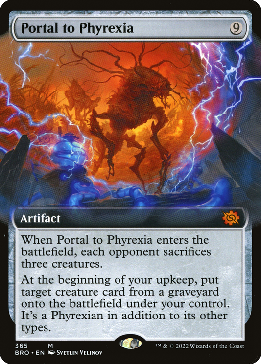 Portal to Phyrexia (Extended Art) [The Brothers' War]