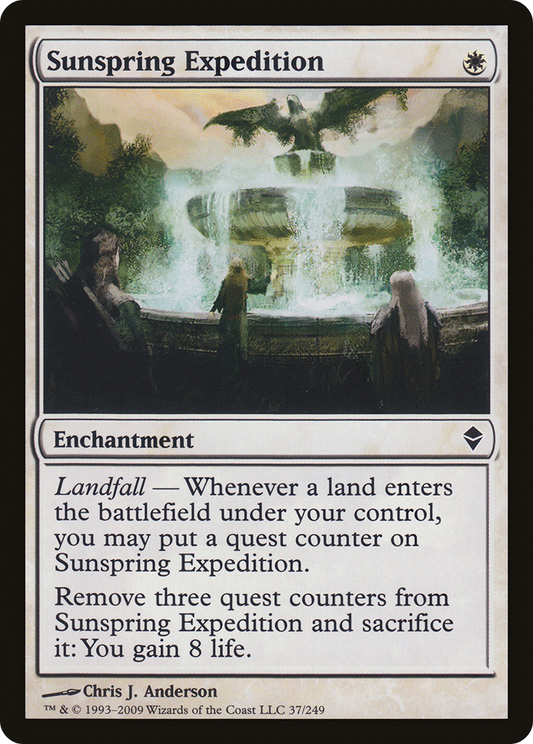 Sunspring Expedition [Zendikar] Foil