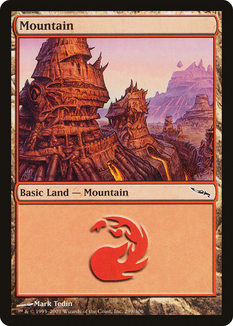 Mountain (299) [Mirrodin] | Silver Goblin